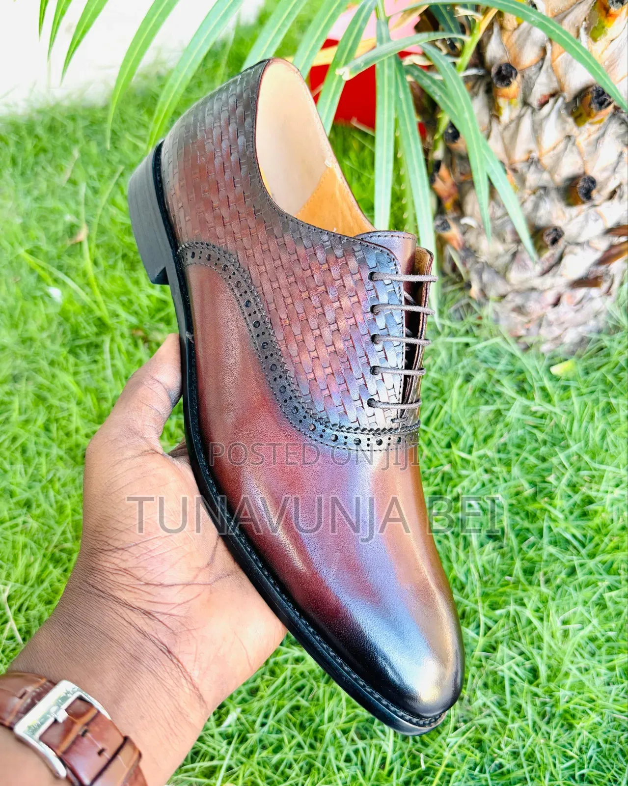 Dark Brown Leather Shoes  / Moreschi Brand
