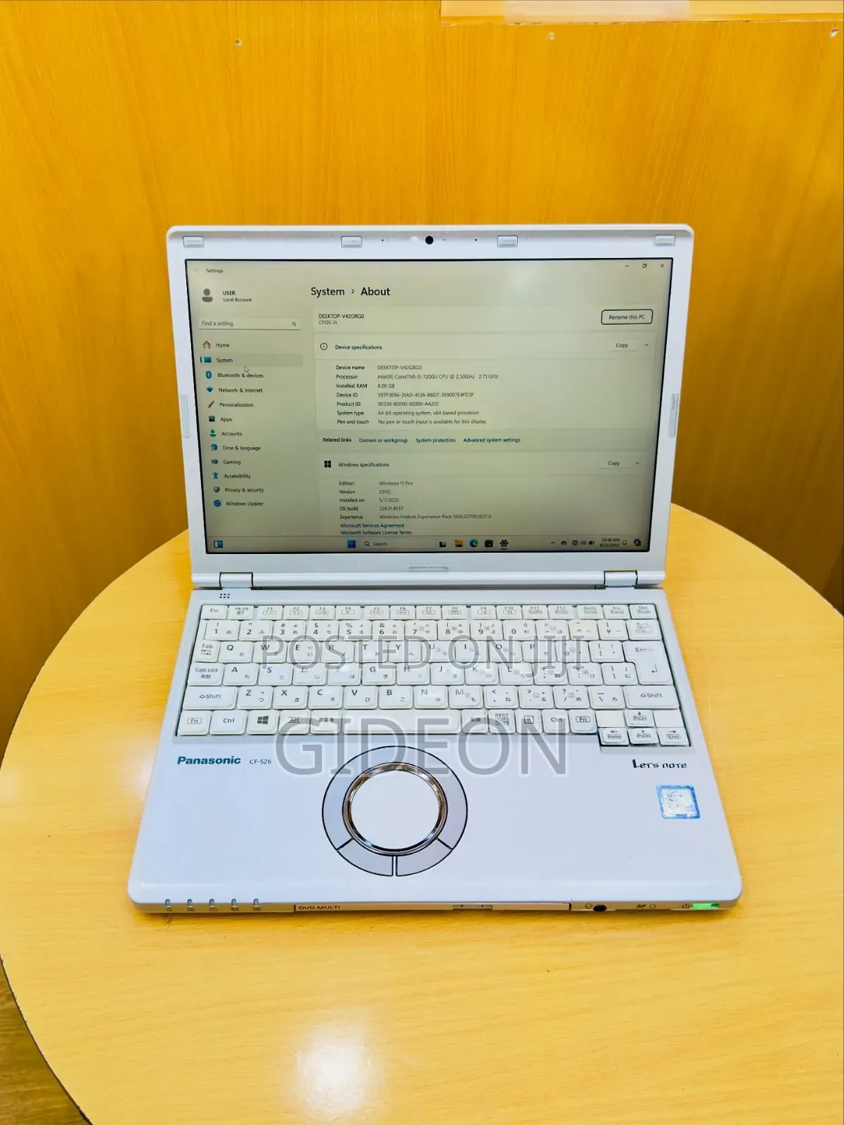 Laptop Panasonic Toughbook 19 8GB Intel Core I7 SSD 128GB