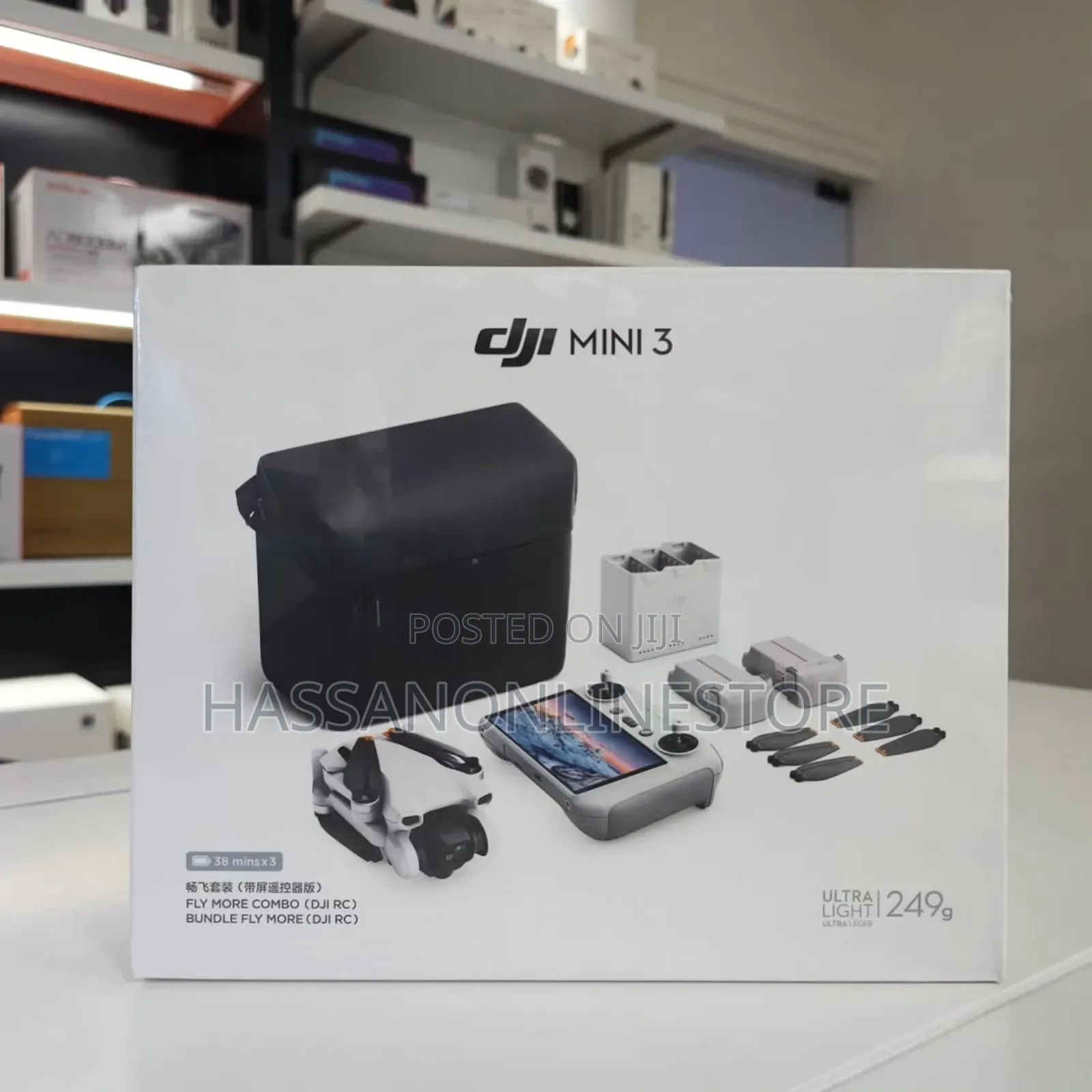 Dji Mini 3 Pro Drone With Dji Rc Remote Combo