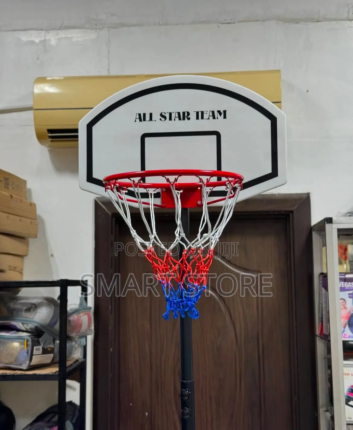 Adjustable Portable Basketball Hoop Stand 5.2–7ft