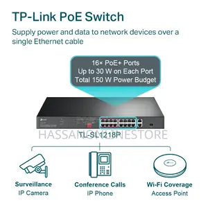 Tp-Link Tl-Sl1218p 16-Port 10/100