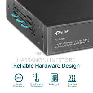 Tp-Link Tl-Sl1218p 16-Port 10/100