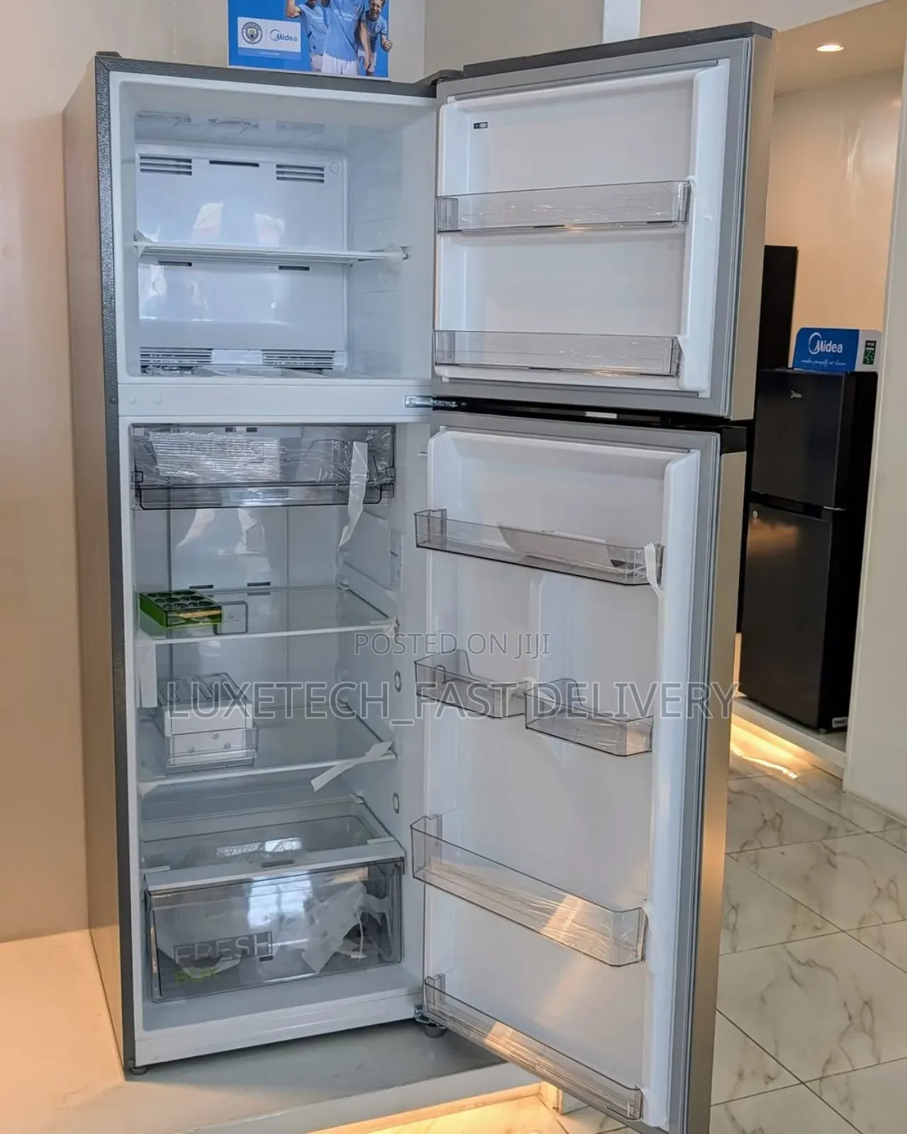 Midea Refrigerator 338 Liters Non-Frost Fast Cooling and Freezing