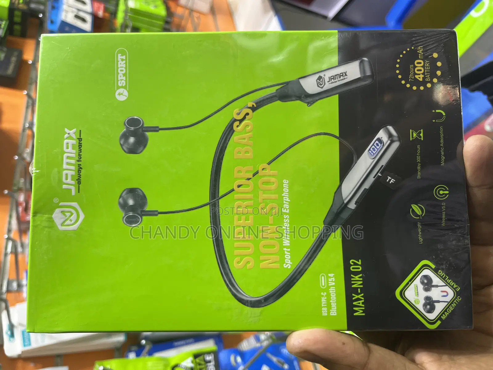 Jamax Max-Nk 02 Sport Wireless Earphone