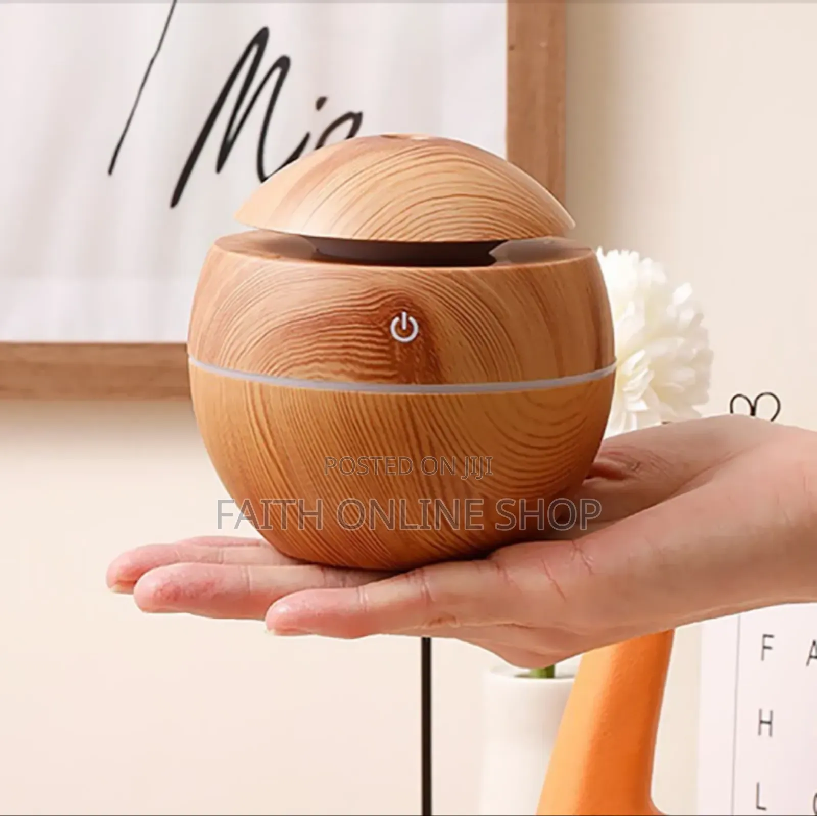 Usb Mini Fragrance Wood Grain Air Diffuser 200ml