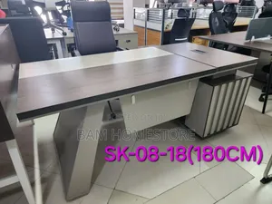 Modern Office Desk/Table With Cabinet(180cm)