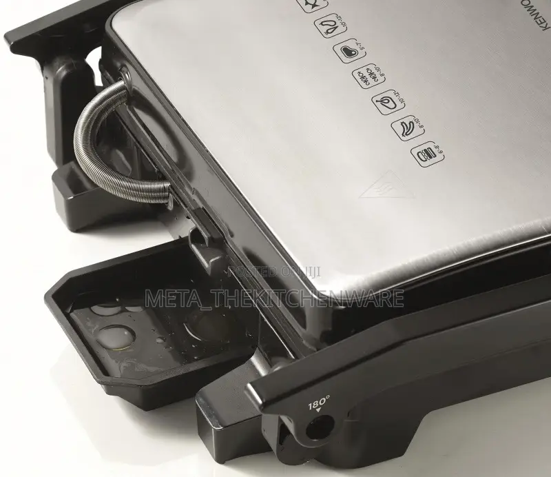 Kenwood Grill 2000w Contact Health Grill Hgm31.000si
