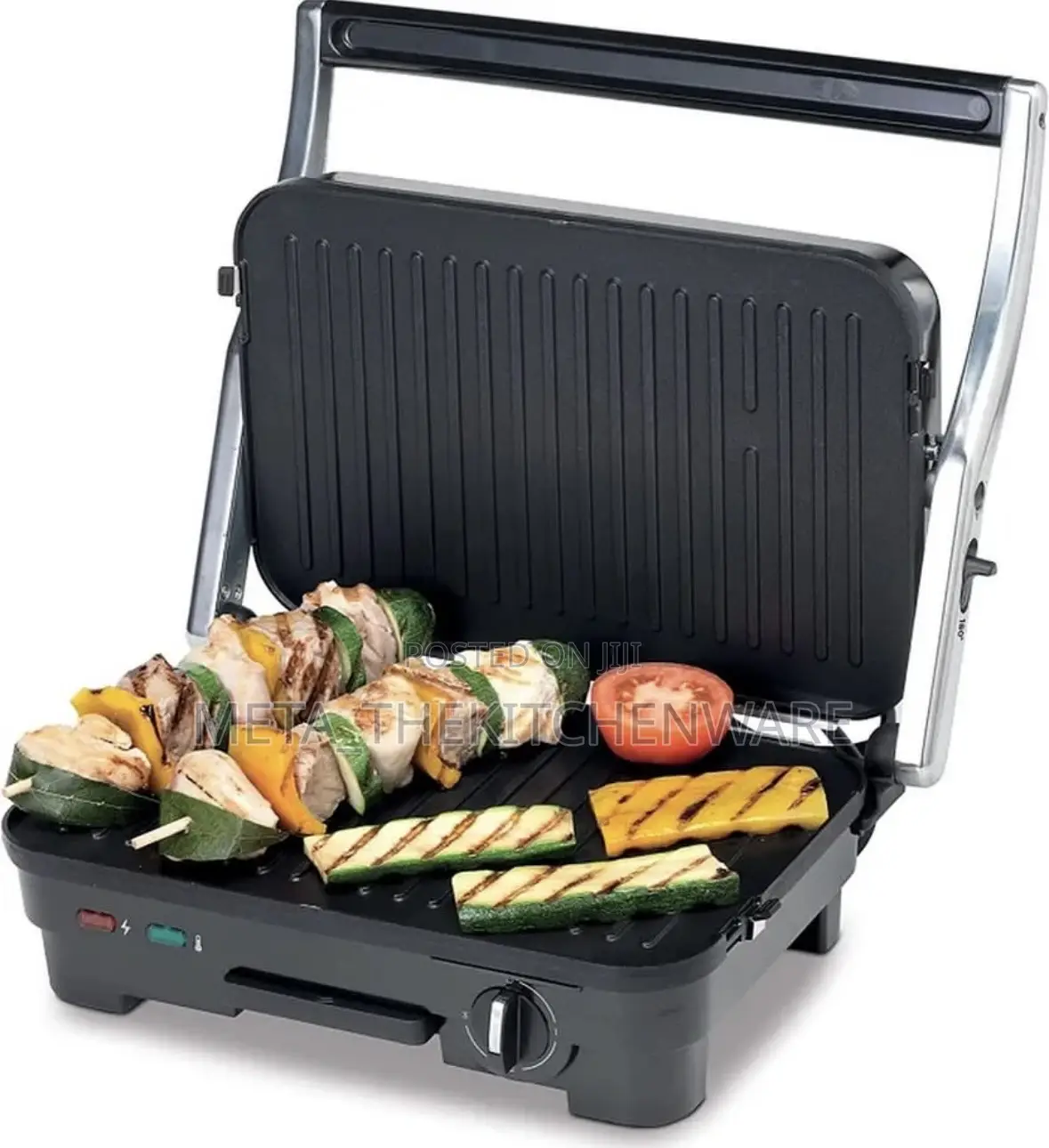 Kenwood Electric Contact Grill Metal 1800w Hgm50.000si