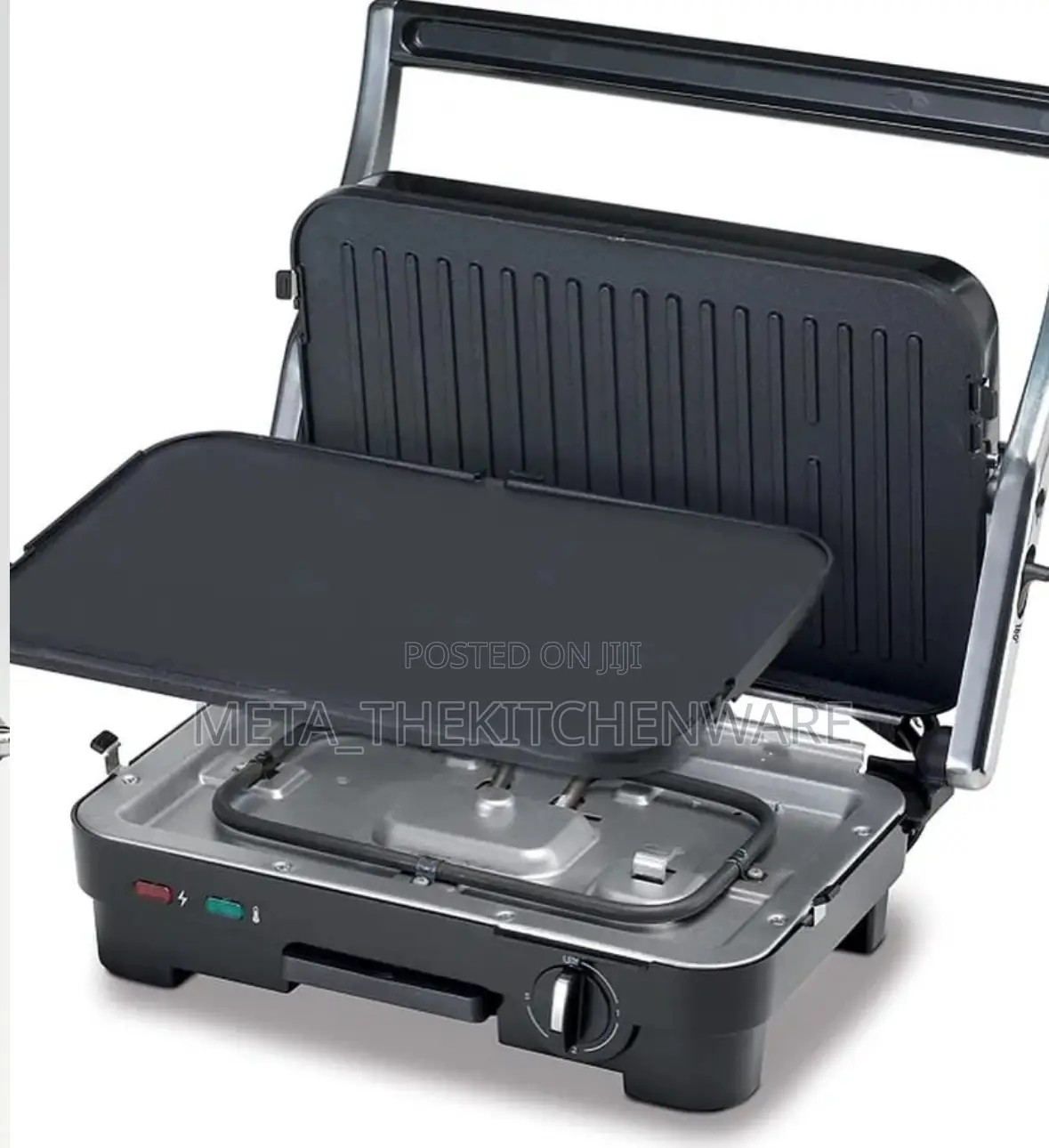 Kenwood Electric Contact Grill Metal 1800w Hgm50.000si
