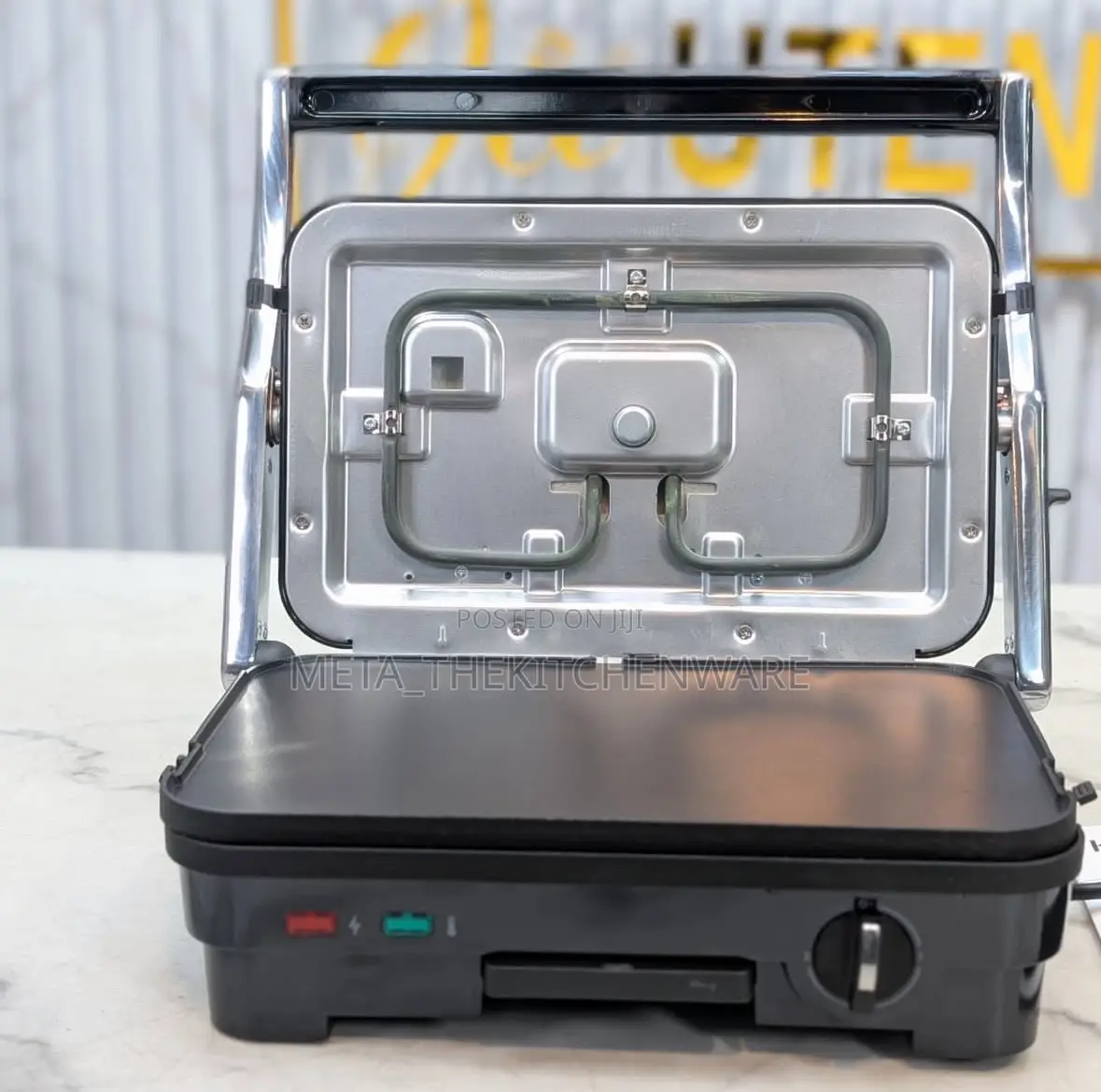 Kenwood Electric Contact Grill Metal 1800w Hgm50.000si