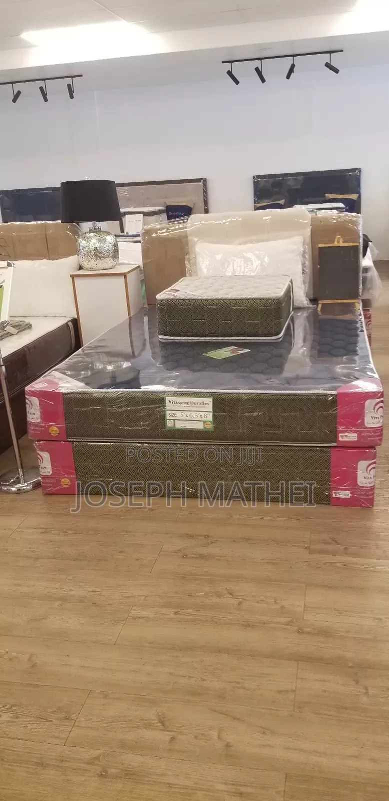 Full Set Vita Spring Durafkex Mattress and Bed 5x6