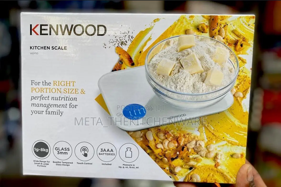 Kenwood Digital Kitchen Scale 5g-8kg Wep50.000bk