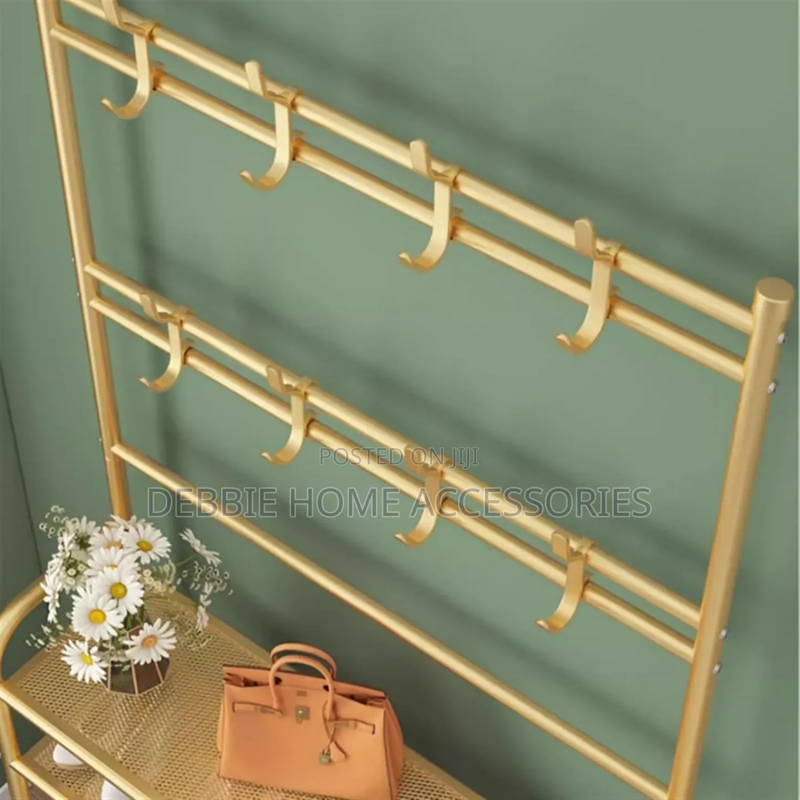Multi-Functional Cloth Rack Combining a Shoe Rack