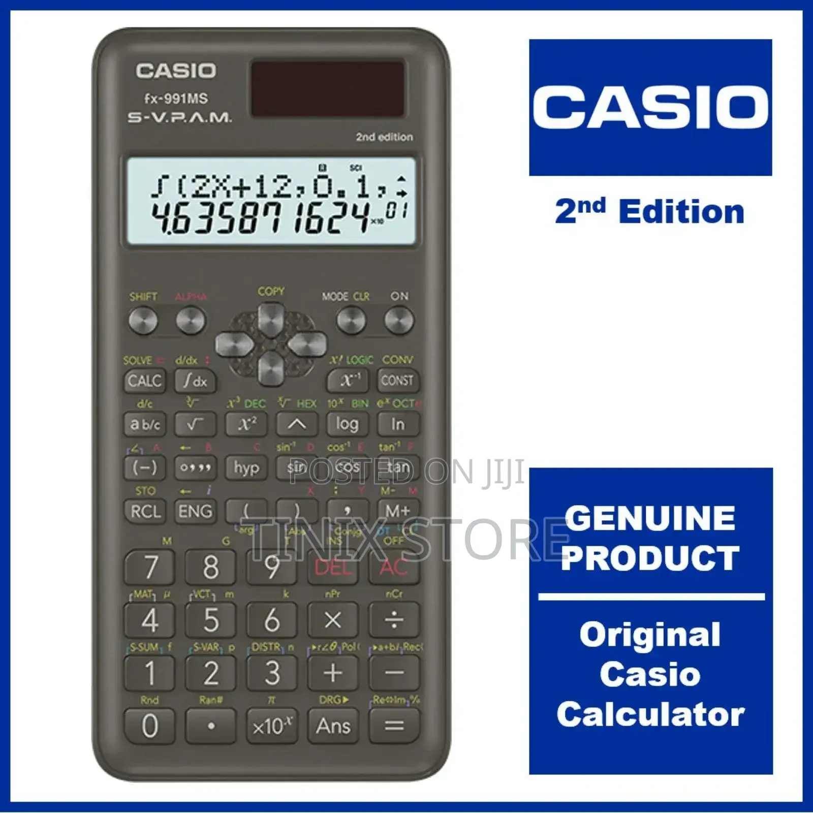 Scientific Calculator Original Fx-991 Ms, Second Edition