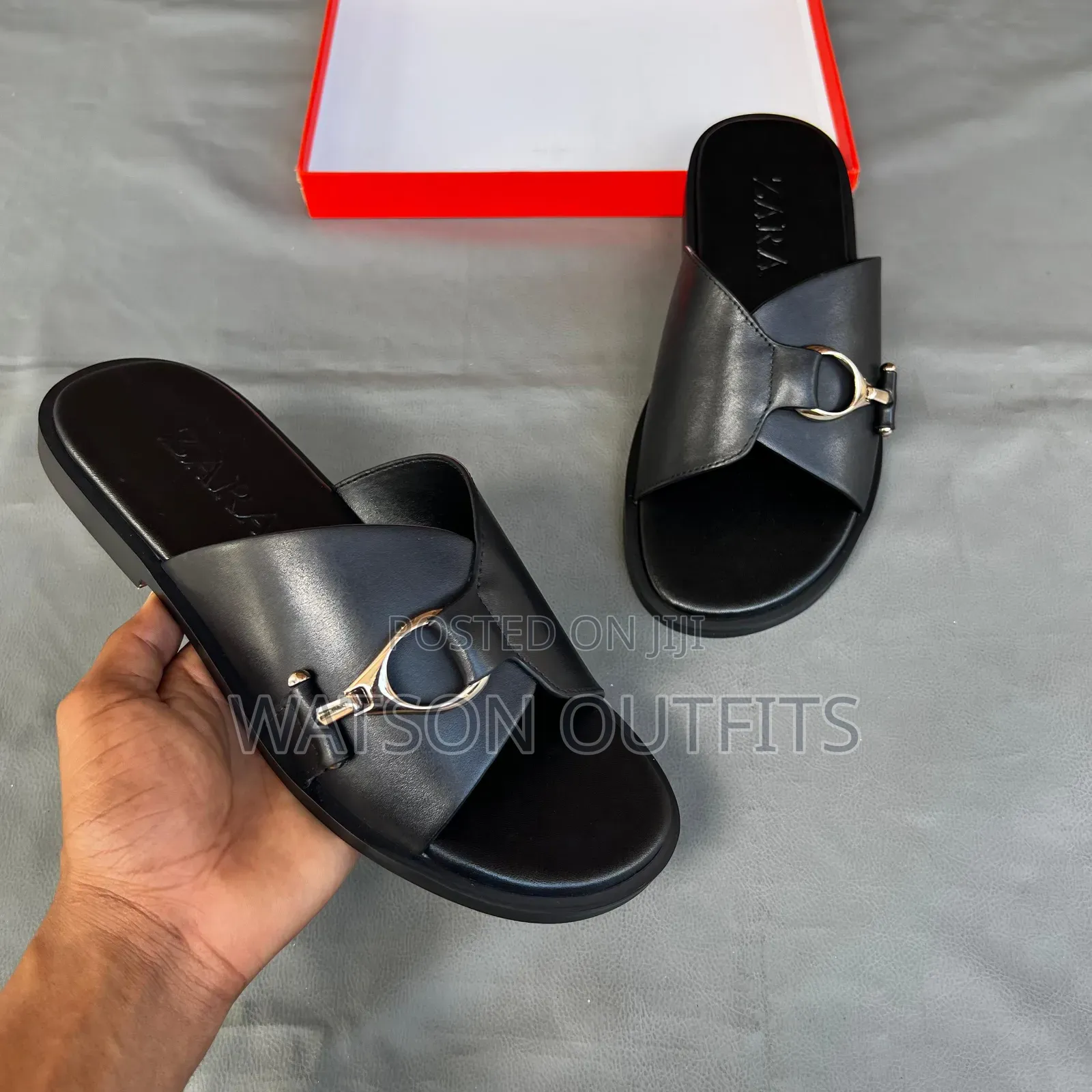 Men's Sandals or Open Shoes Officially Sturdy Polished and Protective