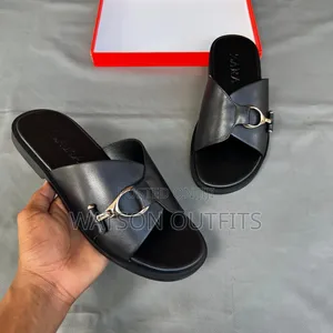 Men's Sandals or Open Shoes Officially Sturdy Polished and Protective