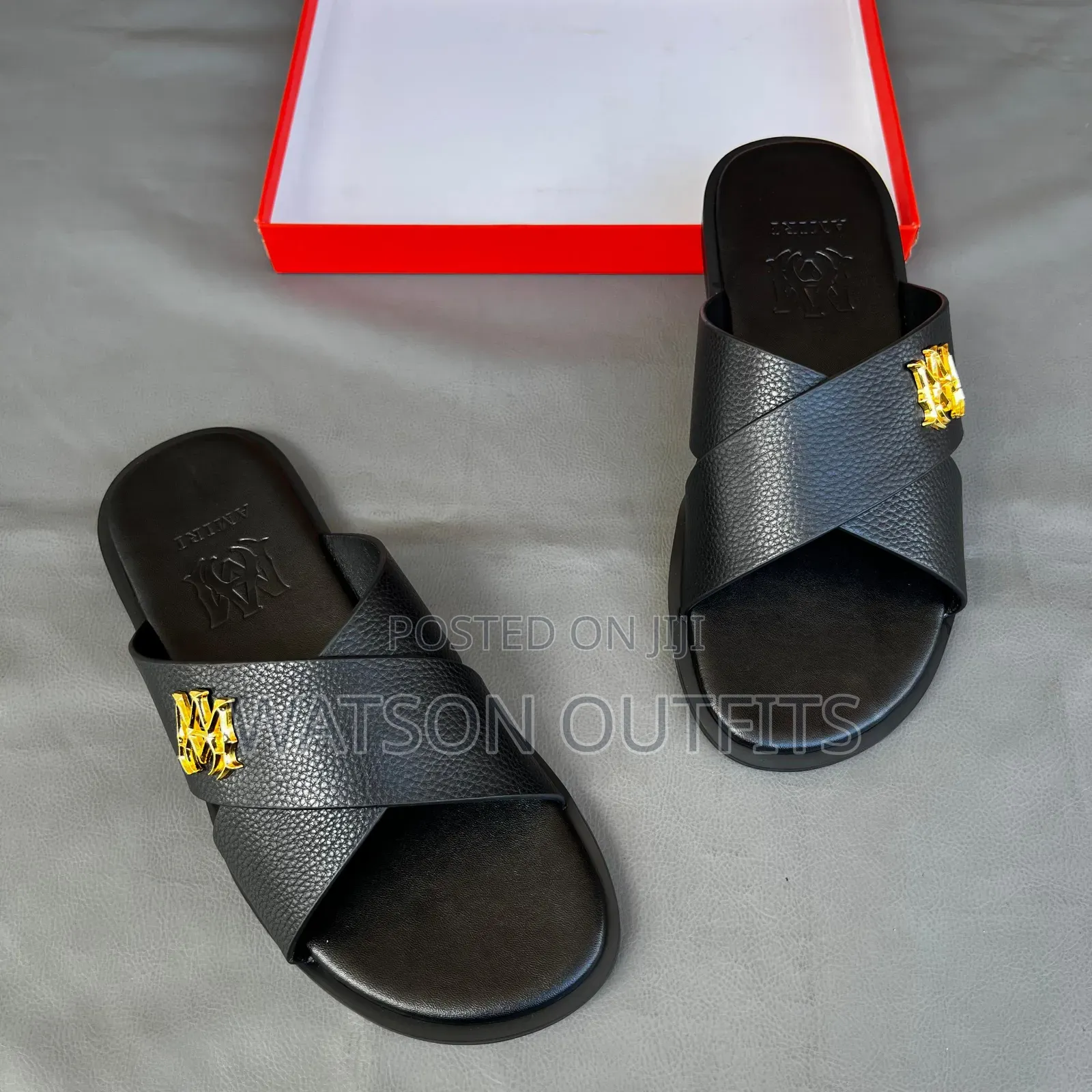 Men's Sandals or Open Shoes Officially Sturdy Polished and Protective