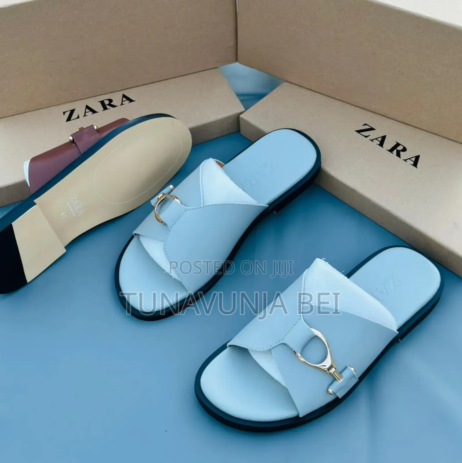 Zaraa Sandals Og Maroun , White Grey