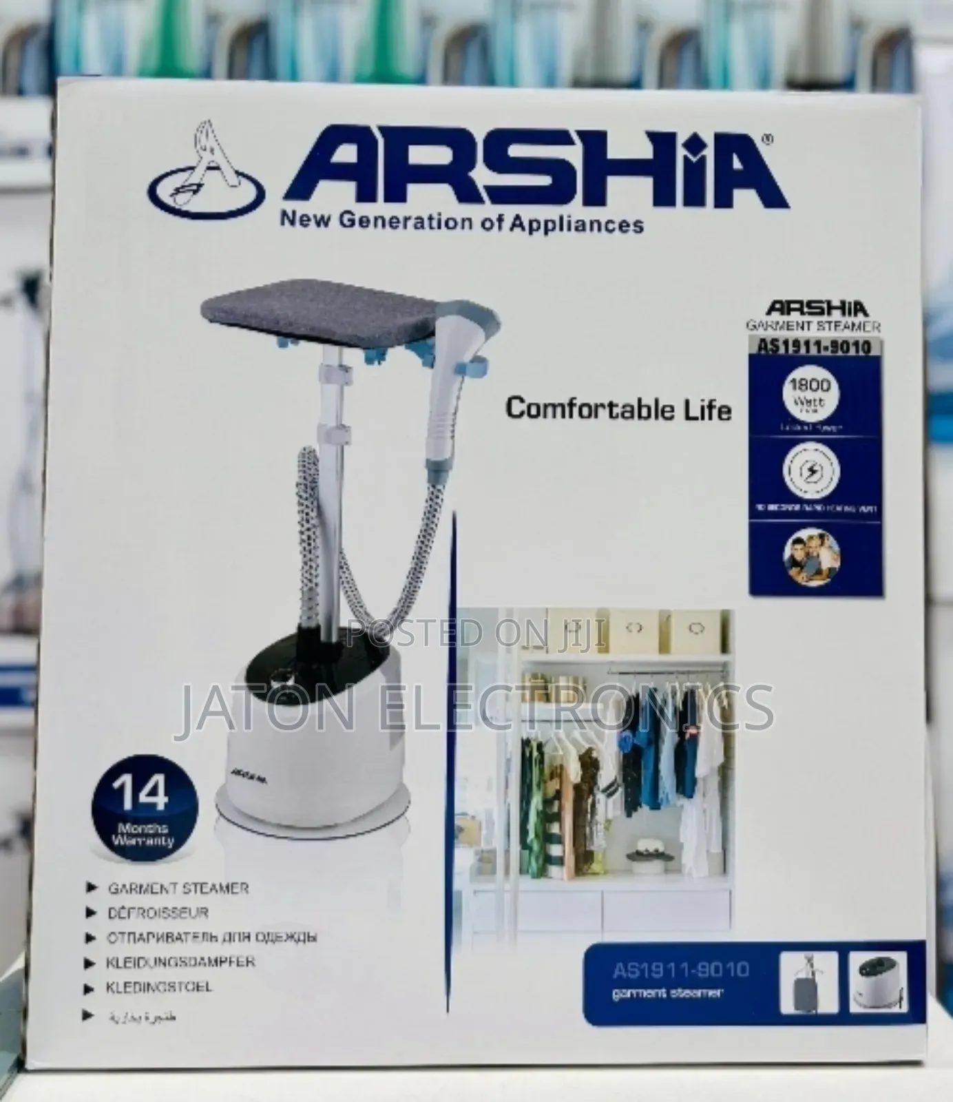 Arshia Garment 9010 •1800 Watts [2.0litres]