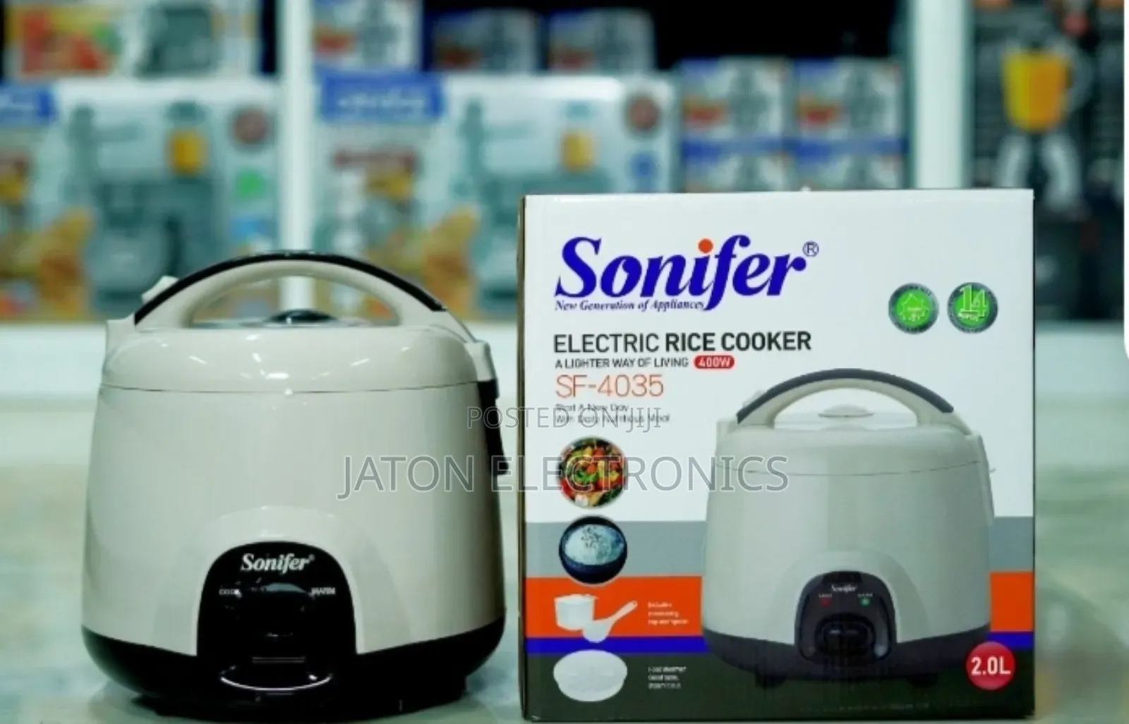 Sonifer Electric Rice Cooker 2.0l