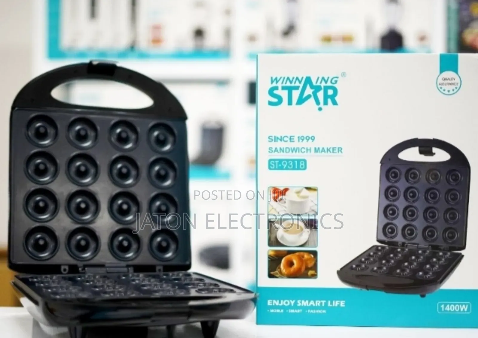 Winning Star Donut Maker •1400w