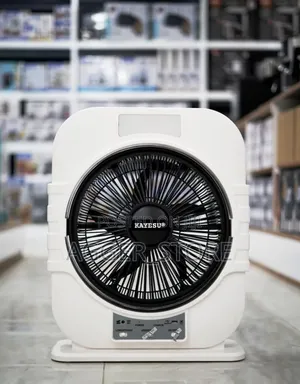 Rechagable Fan 8hrs Battery Powerbank Support+ Light * Ac Mode 