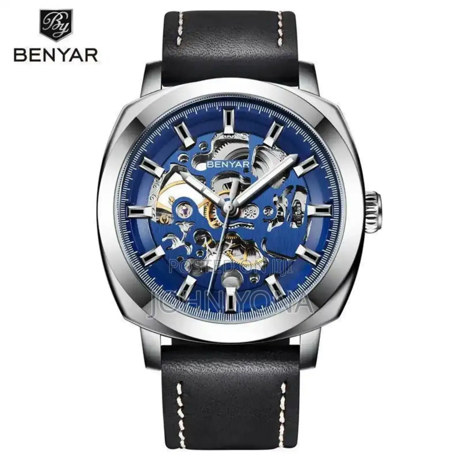 Benyar Automatic Watch Blue Inside