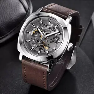 Benyar Automatic Watch Brown Silver