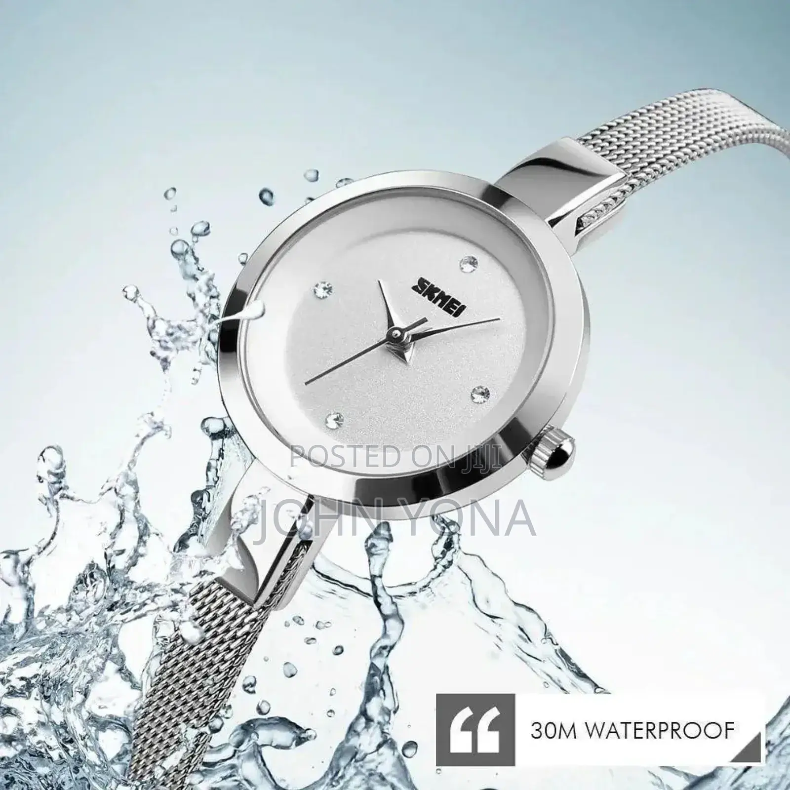 Skmei Watch for Ladies Silver
