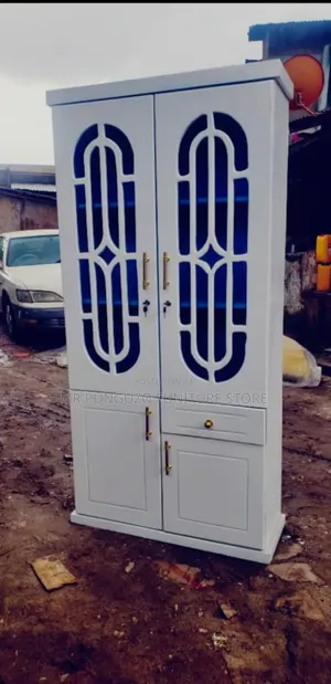 Kabati Ya Vyombo Milango Miwili Mduara
