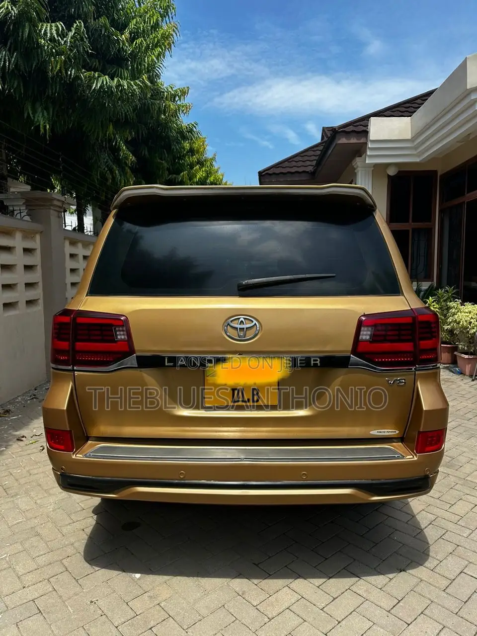 Toyota Land Cruiser 2009 Gold