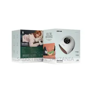 Green Lion Mini Hand Massager - White