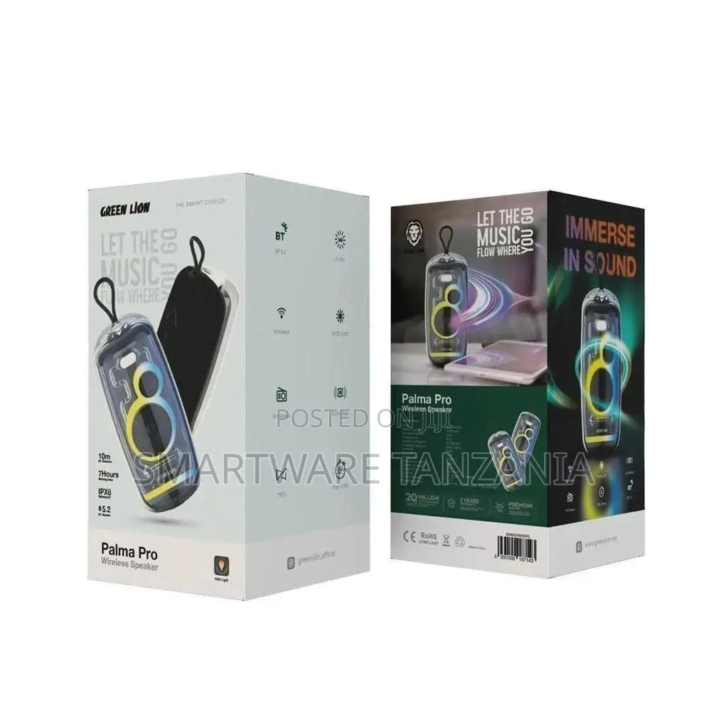 Green Lion Palma Pro Wireless Speaker - Black