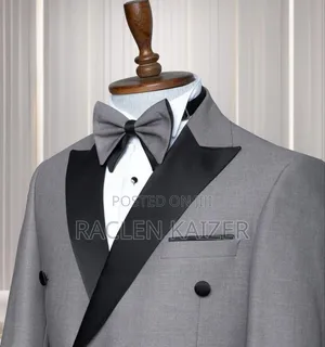 A Shawl Lapel, Featuring a Grey Jacket Suits