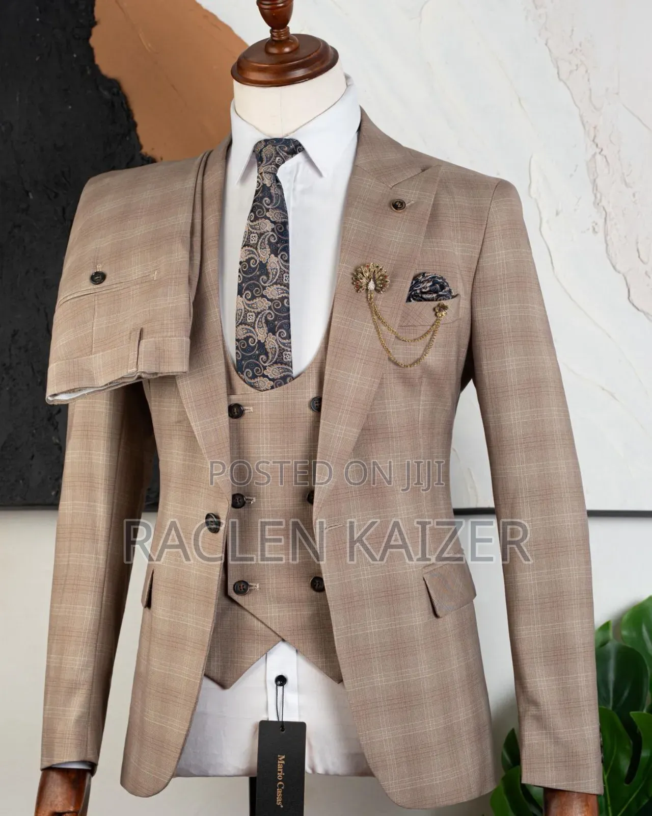A Beige Color Suits