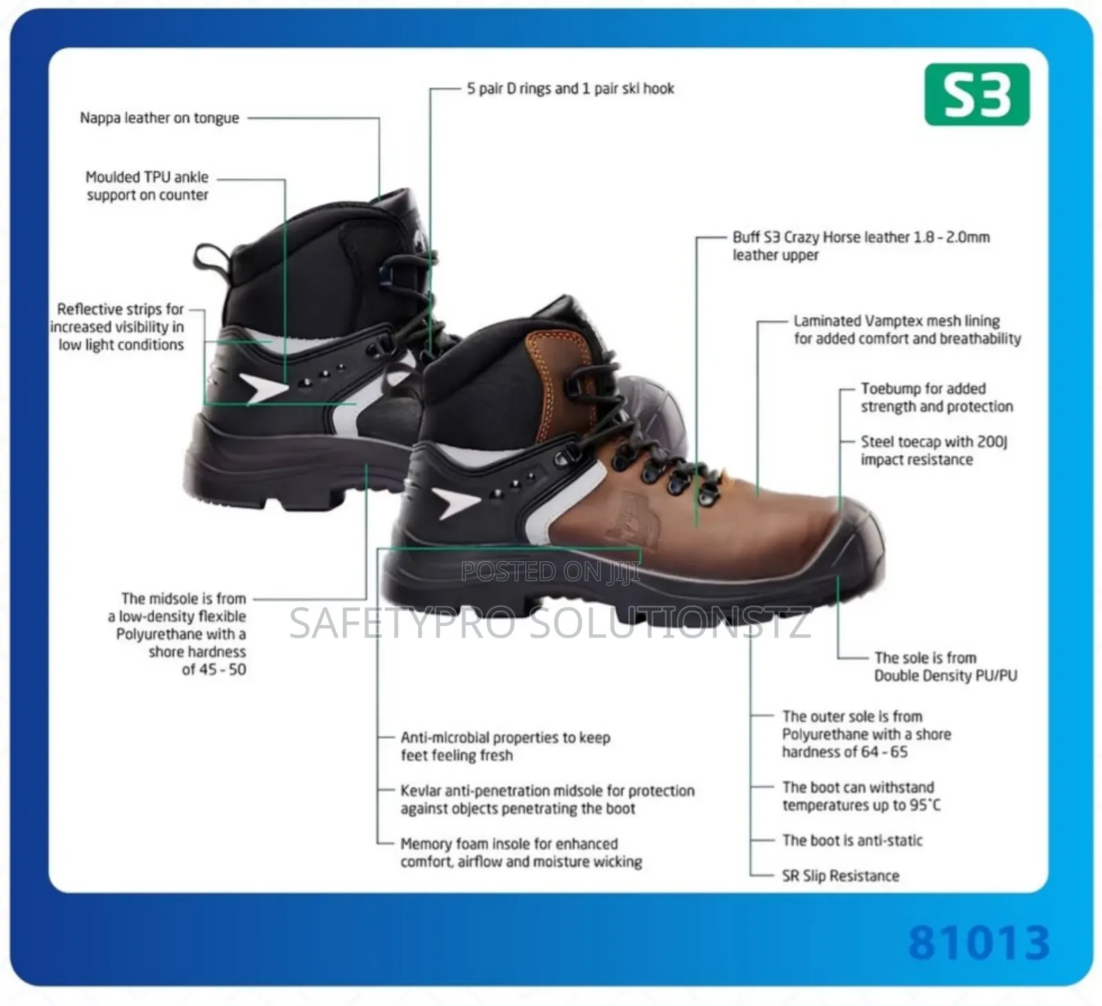 Bova Hikel (Heavy Duty Safety Shoes)