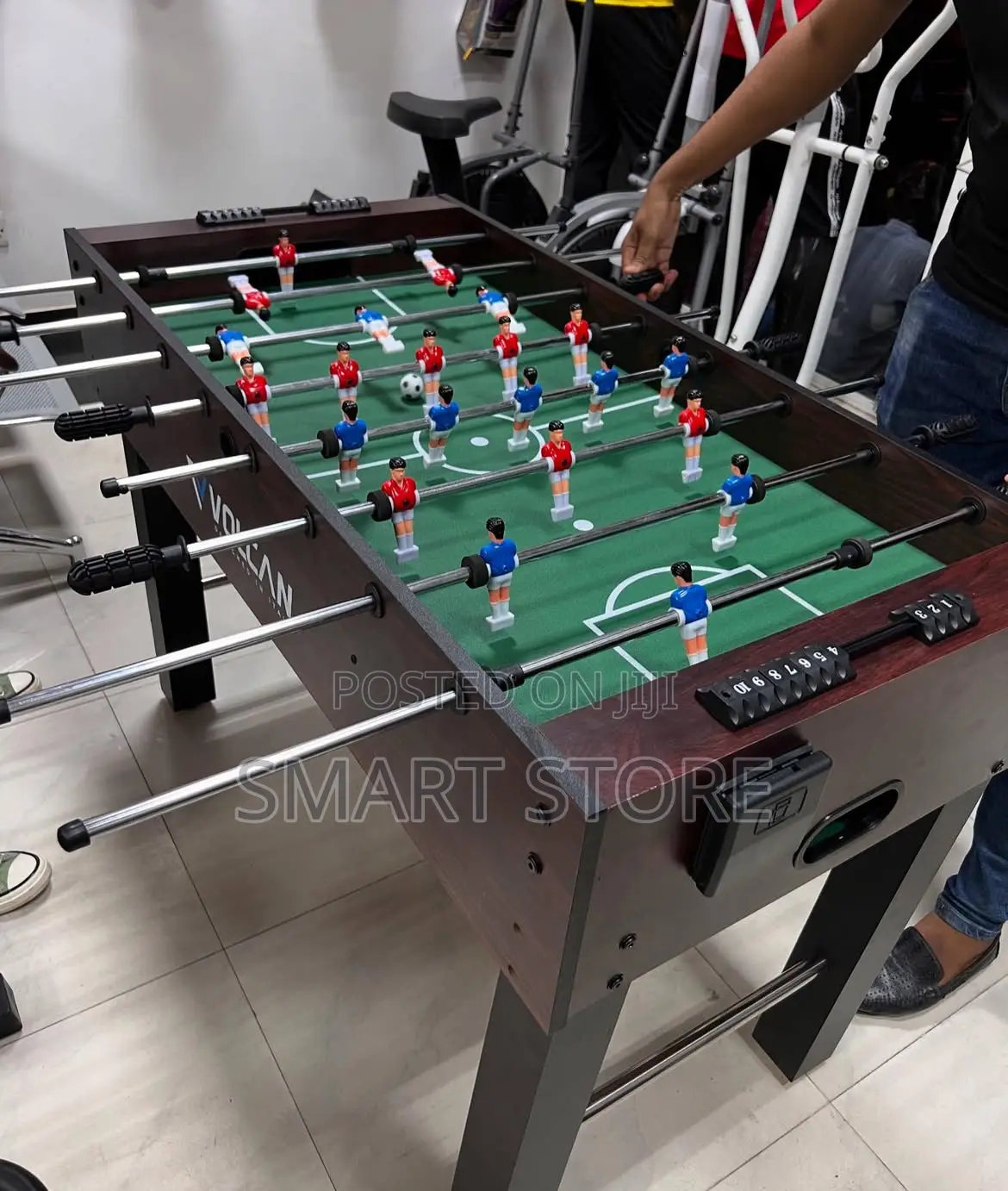 Volcan Foosball/Soccer Table – Brown Black