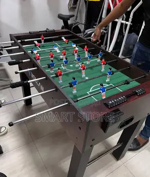 Volcan Foosball/Soccer Table – Brown Black