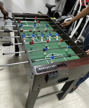 Volcan Foosball/Soccer Table – Brown Black