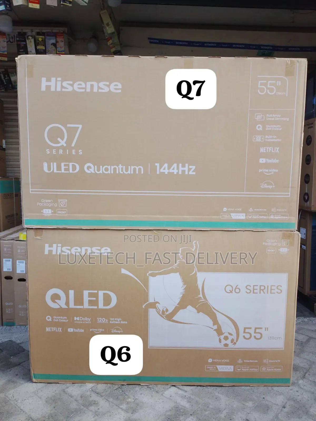 Hisense 55 Inches Q7 Series Uled Quantum Tv 144hz