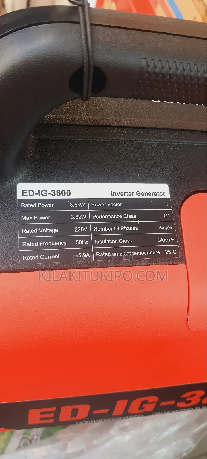 Inverter Generator Max.3.8kw Edon