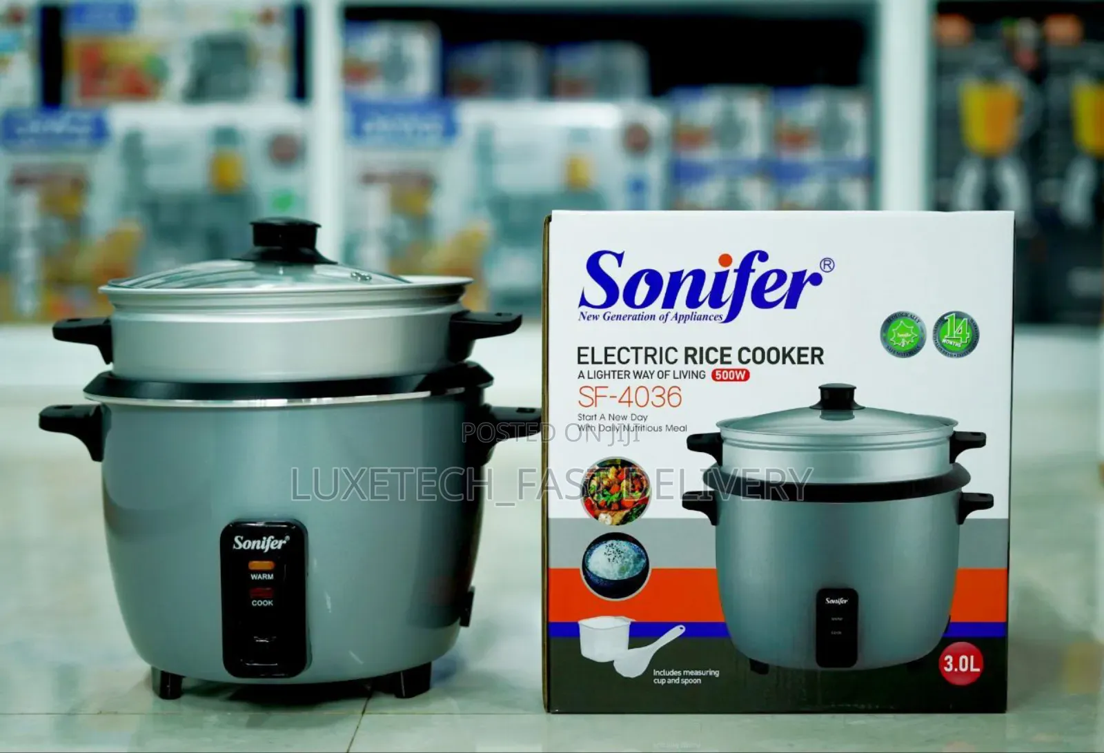 Sonifer Electric Rice Cooker 3 Liters Best Quality