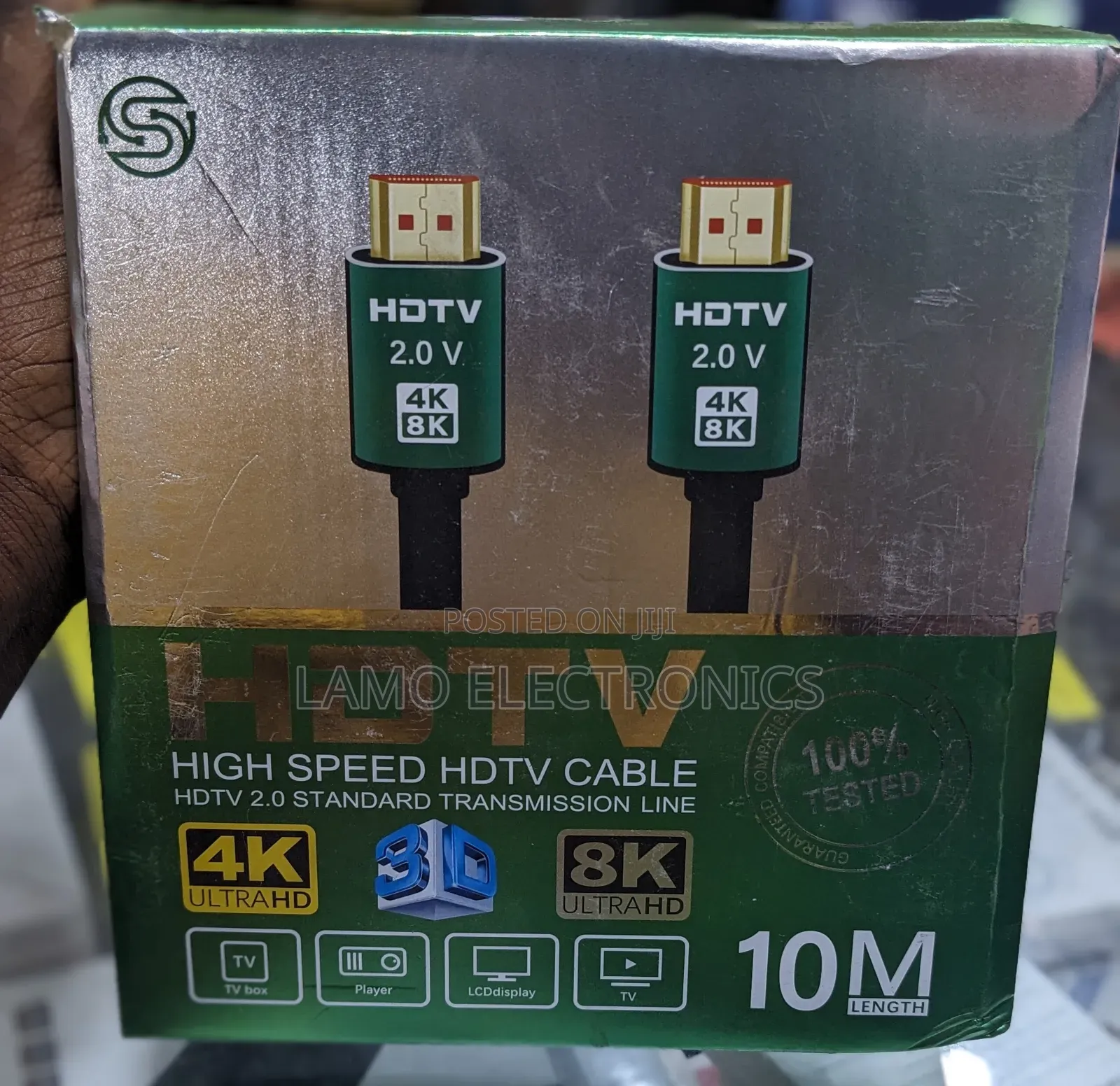 Hdmi to Hdmi High Speed HDTV Cable Resolution 10m