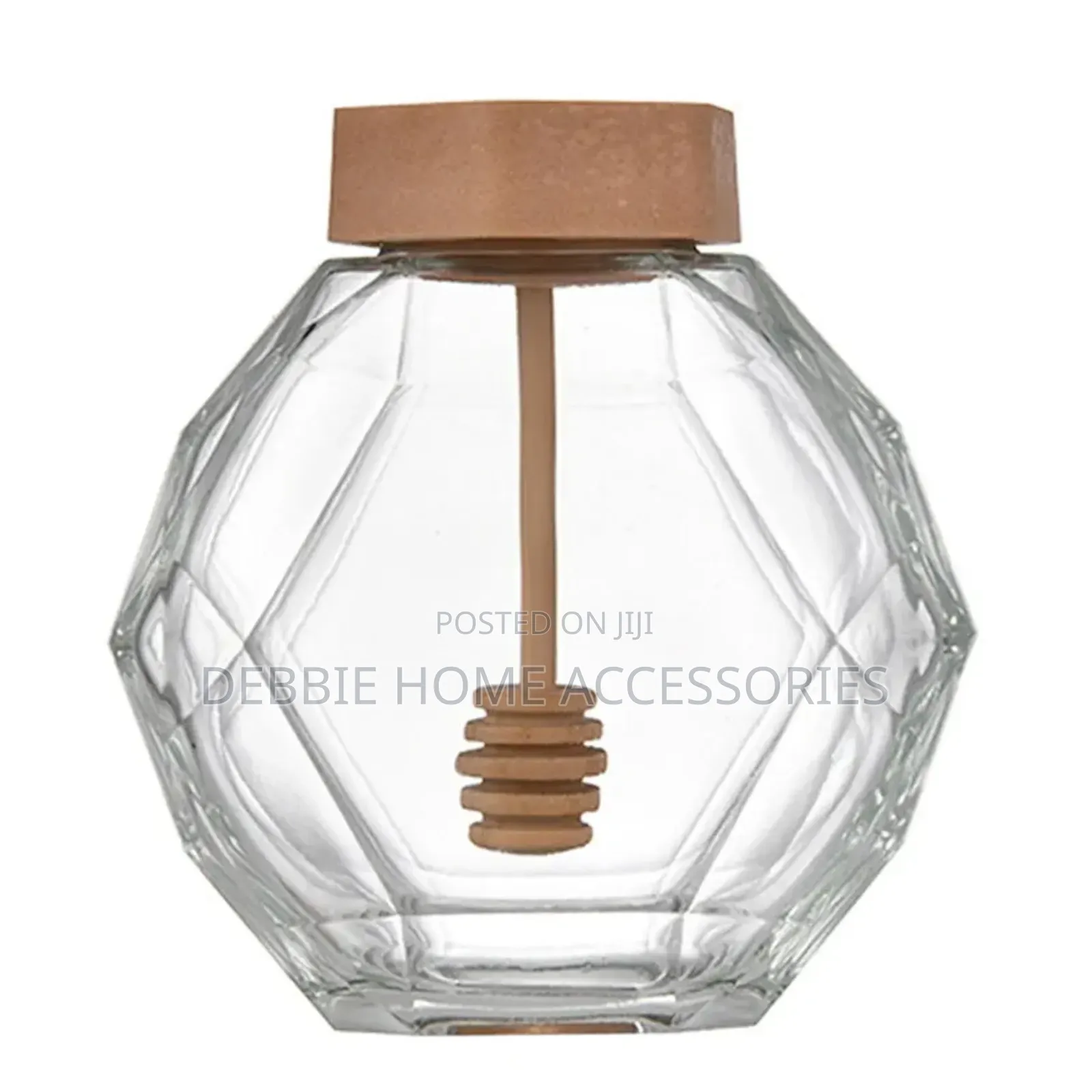 Glass Honey Jar Storage Container Honey Dispenser