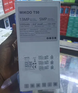 New Wiko T50 128 GB Black