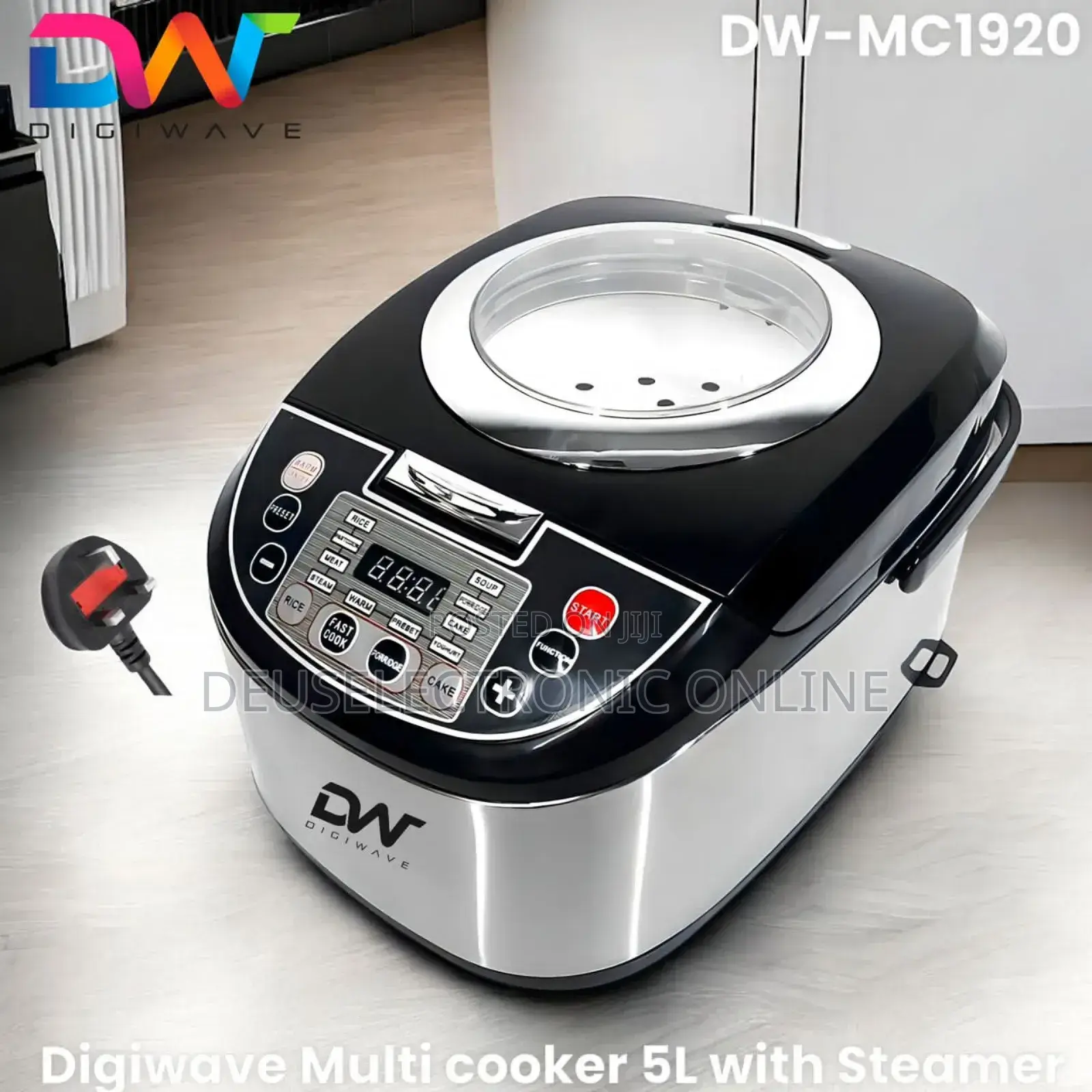 *Digiwave Multi Cooker 5l*
*With Transparent