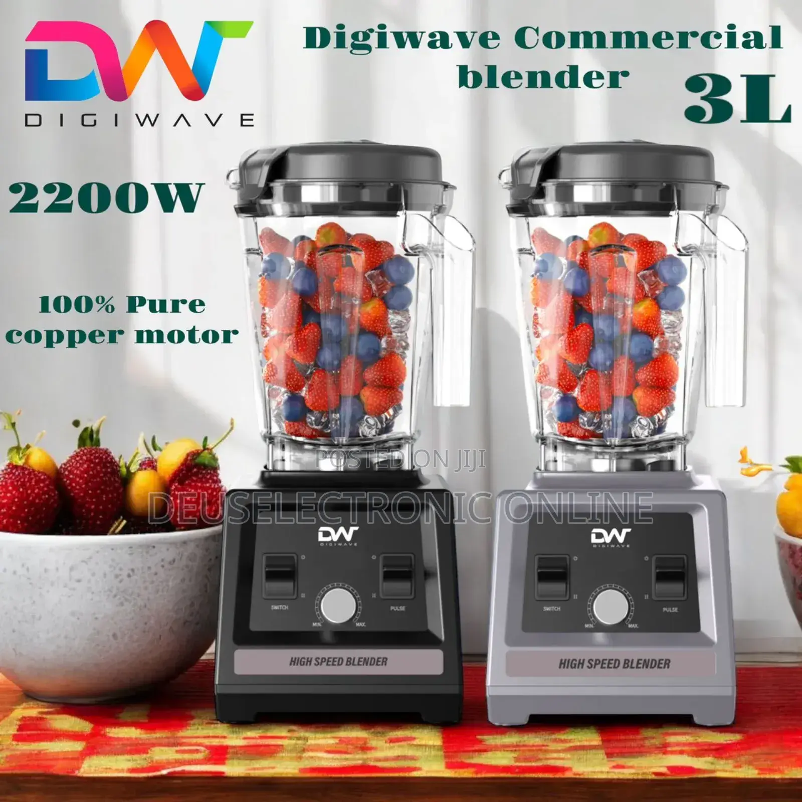 *Digiwave Commercial Blender 3l*