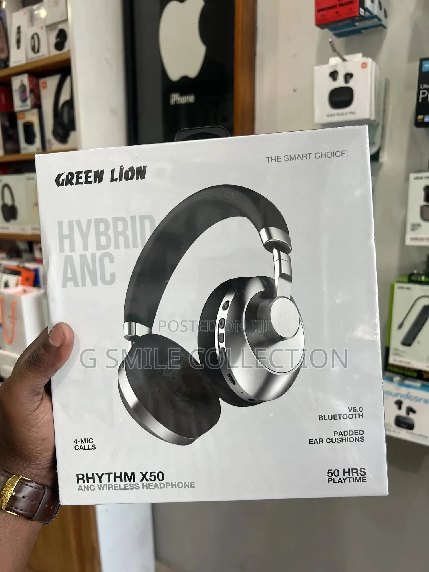 Green Lion Rhythm X50 Anc Wireless Headphone