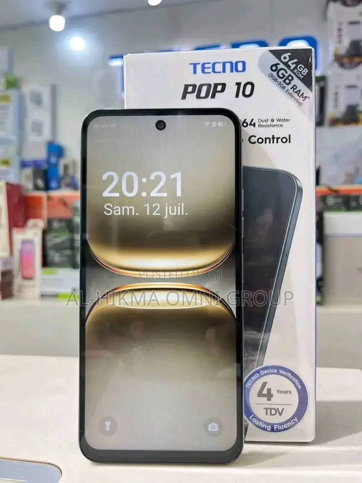 New Tecno Pop 10 64 GB White