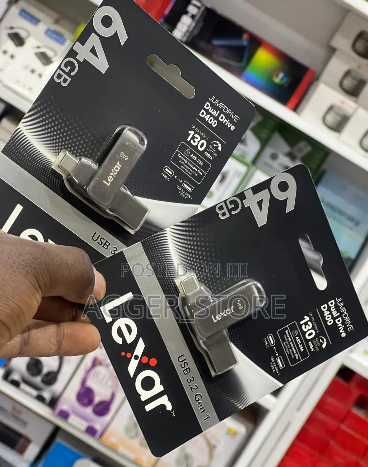 Lexar 64gb With Type-C End(For Phone and Laptop)